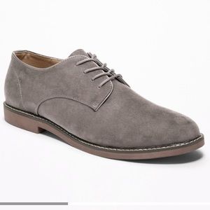 Men’s Faux Suede Oxfords